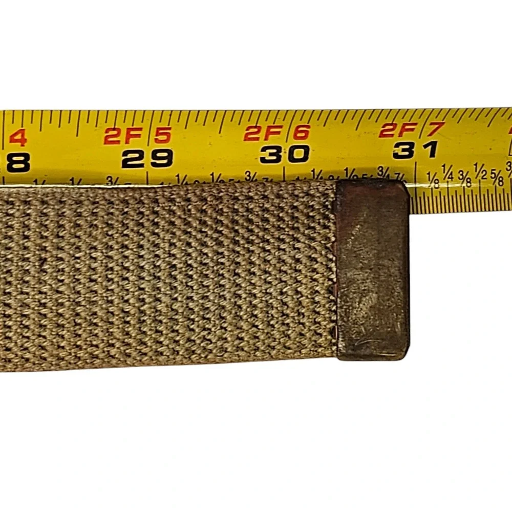 Boy Scout Of America‎  BSA tan belt 1950-60s anchor mark brass buckle
